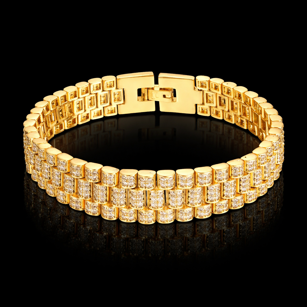 16mm Diamond President Link Bracelet