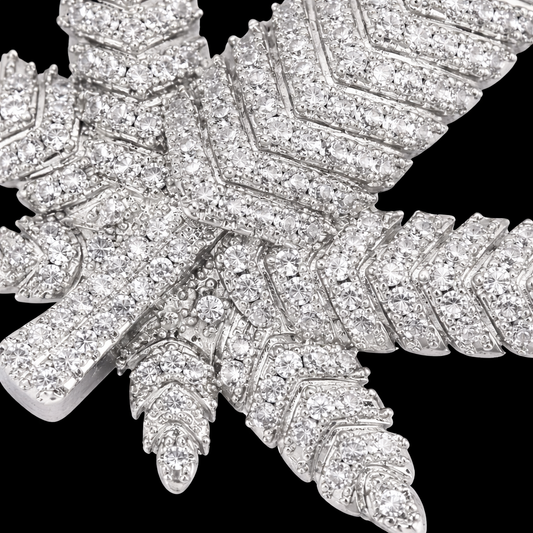 Premium Iced Out Cannabis Leaf Pendant