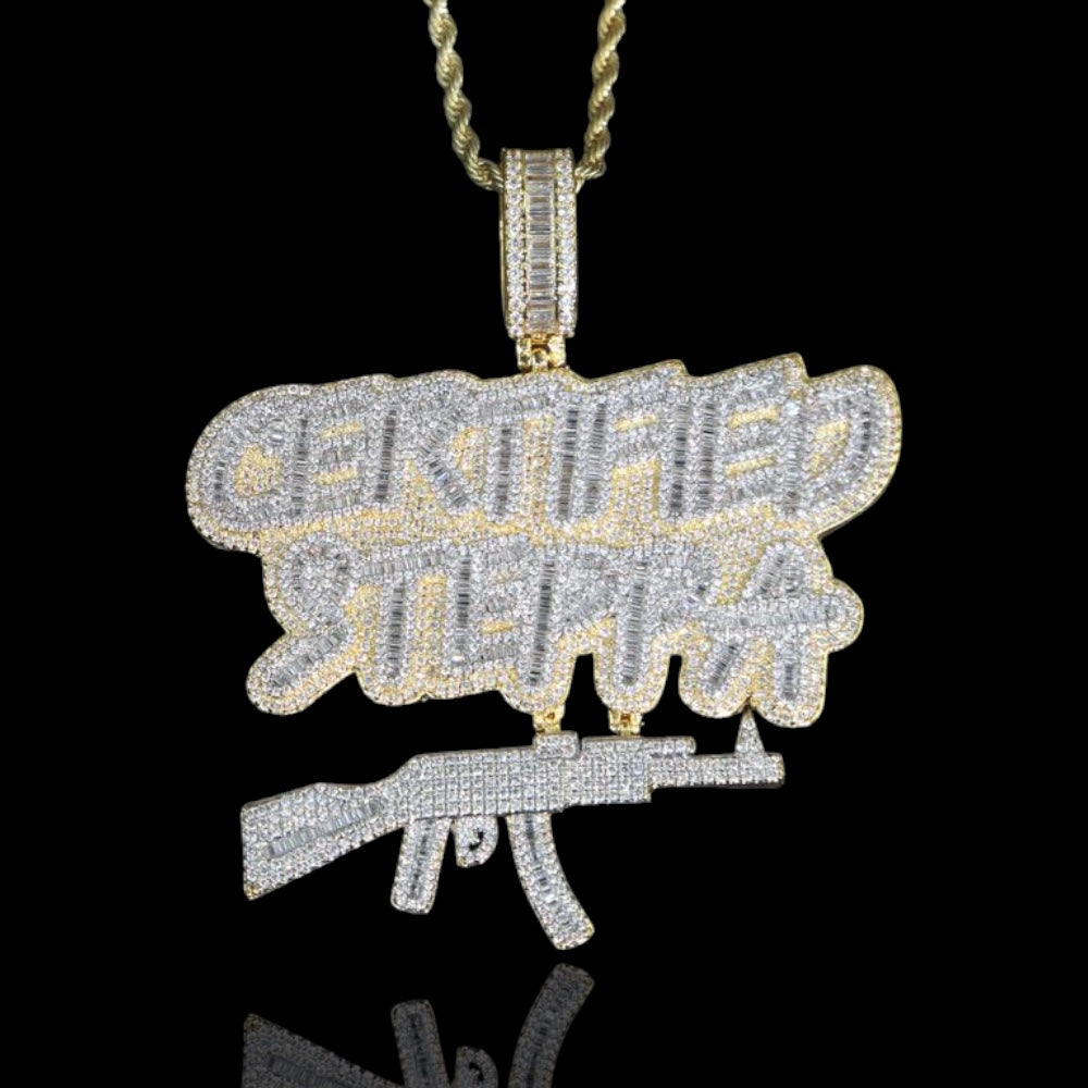 Pendentif Iced Out "Certified Steppa"
