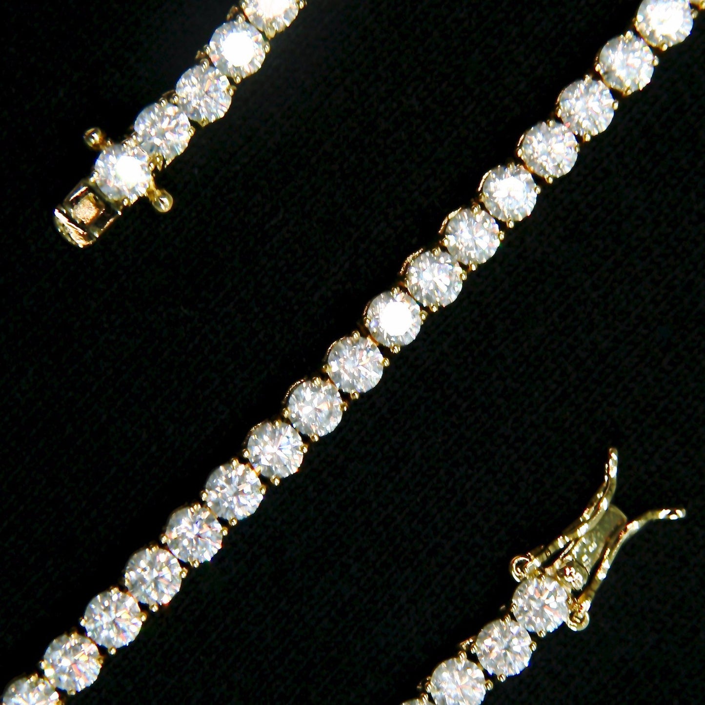 4MM GOLD PLATED TENNIS KETTING