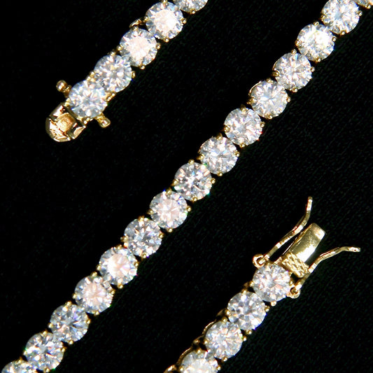 5MM Gold Plated Tennis Armband