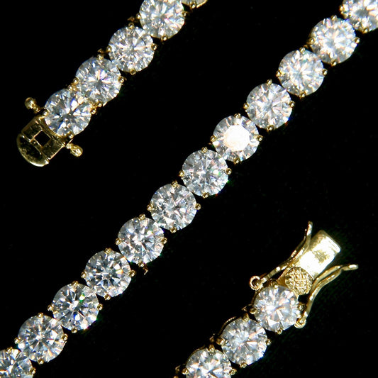 6mm Gold Plated Tennis Chain