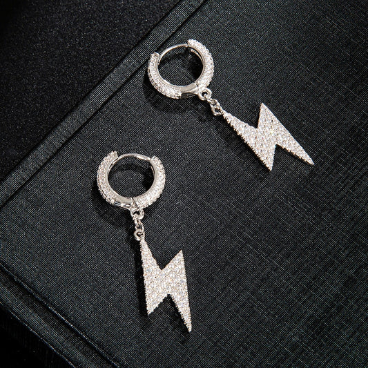 Iced Out Bliksem Oorringen