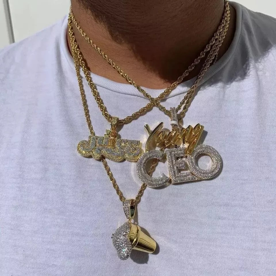 Gold Plated Young CEO Pendant