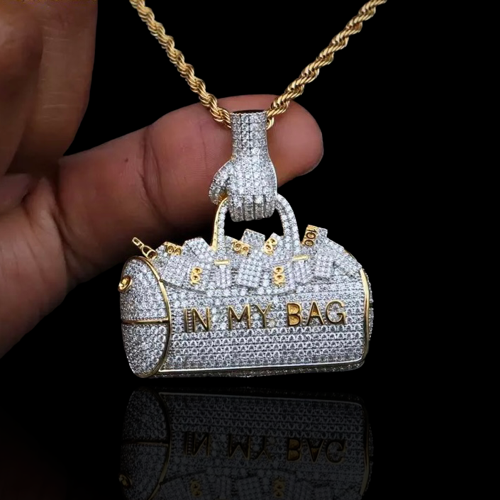 Gold Plated In My Bag Pendant