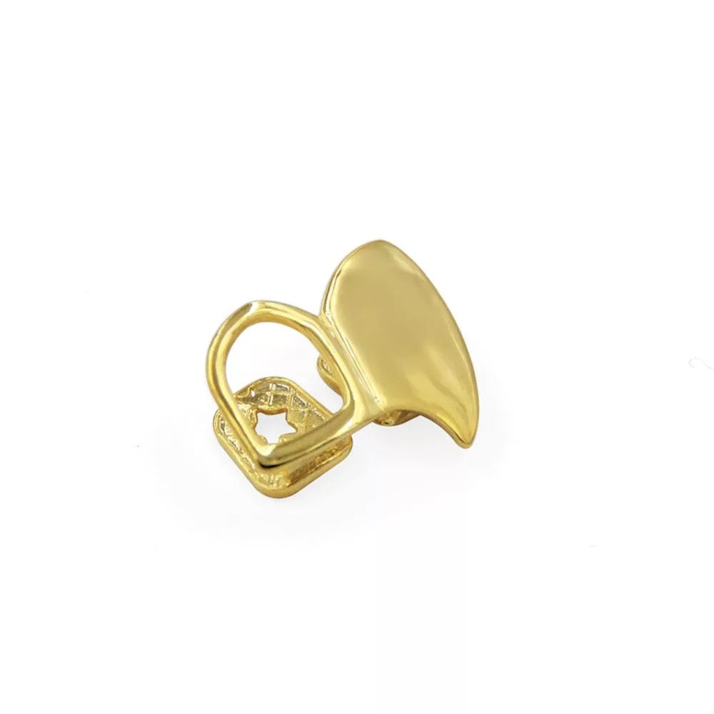 Gold Plated Open Tooth & Fang