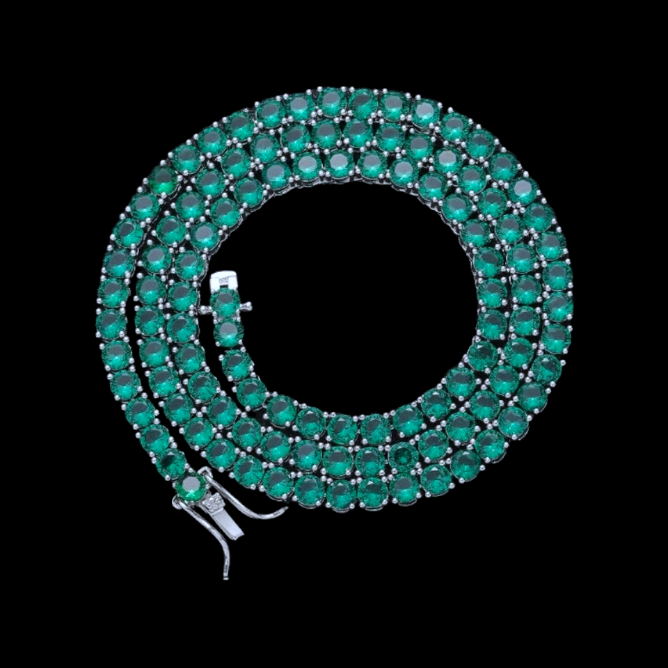 4mm Emerald Tennis Chain