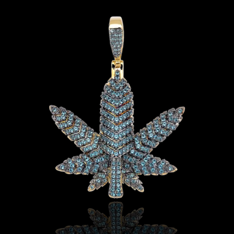 Cintre en feuille de cannabis de qualité supérieure