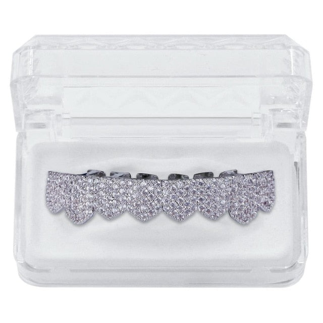 8/8 Premium Iced Out Grillz Ensemble