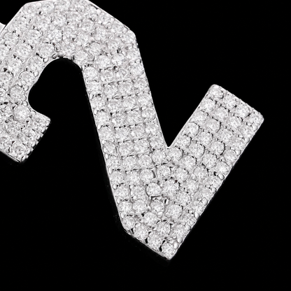 Pendentif diamant Moissanite en argent