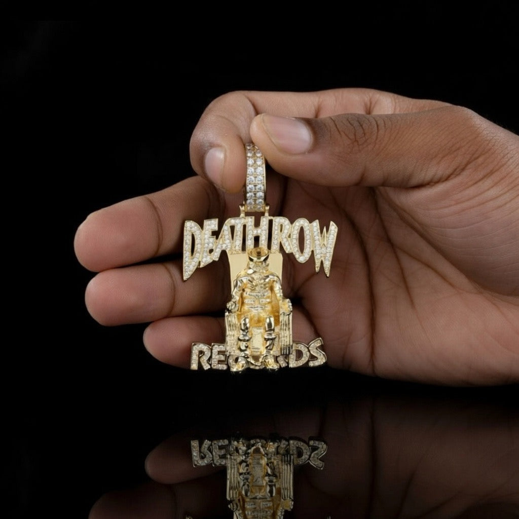 Death Row Records Custom Pendant with Chain – ICED OUT