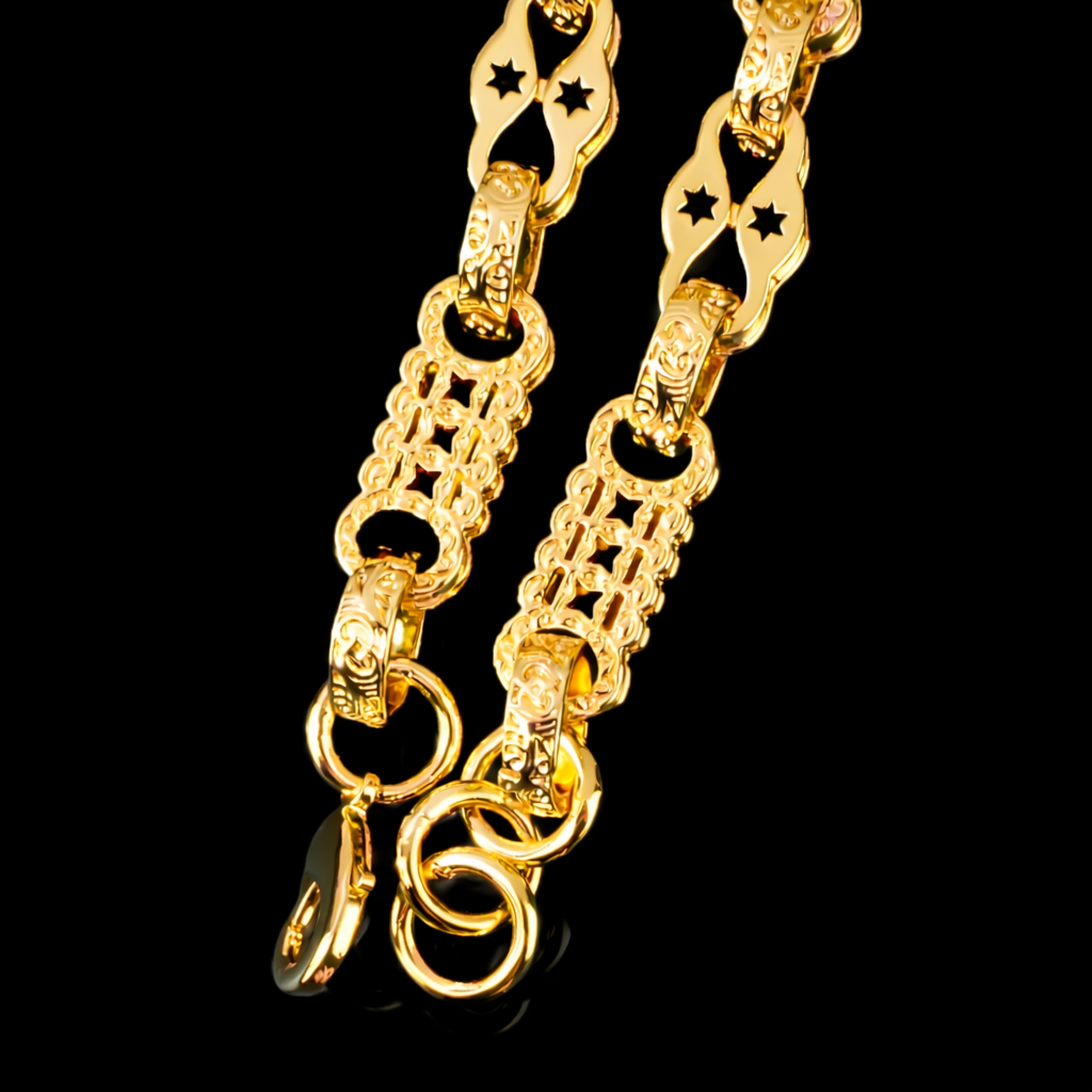 Exclusieve 10mm imperiale koningsketting armband met verfijnde schakels en hoogwaardige look