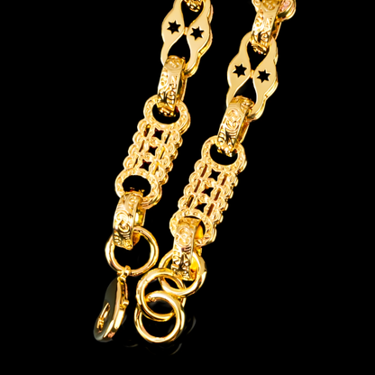 Exclusieve 10mm imperiale koningsketting armband met verfijnde schakels en hoogwaardige look