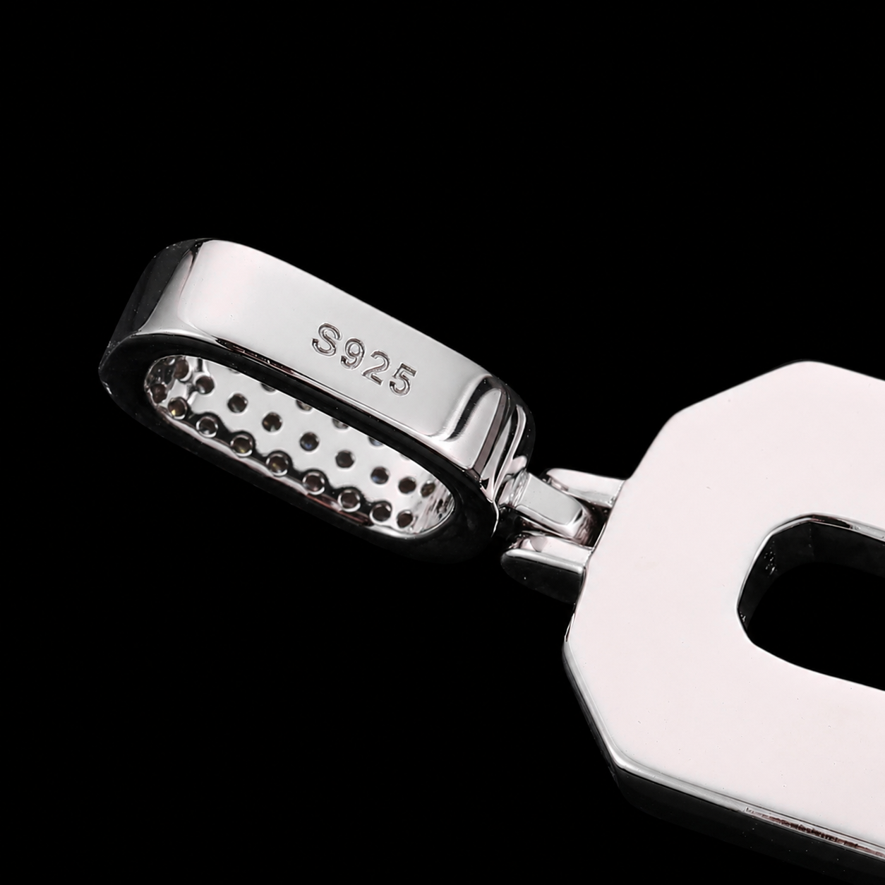 Pendentif diamant Moissanite en argent