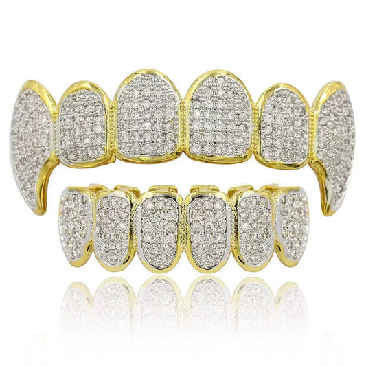 6/6 ICED Royal Fang Grillz Set