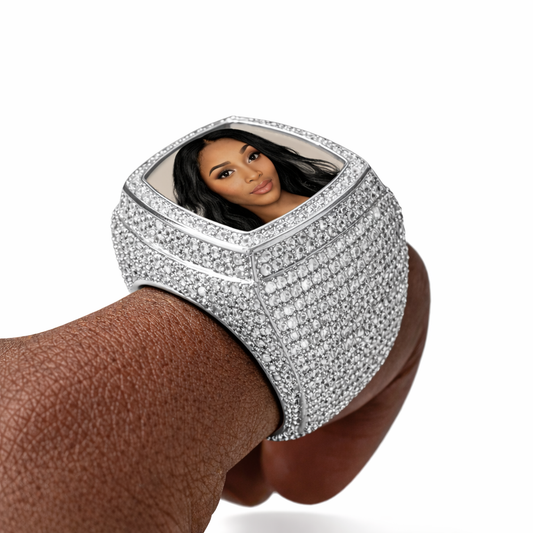 Gepersonaliseerde Diamanten Fotoring