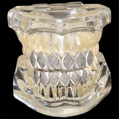 6/6 Diamond Panel ICED Grillz