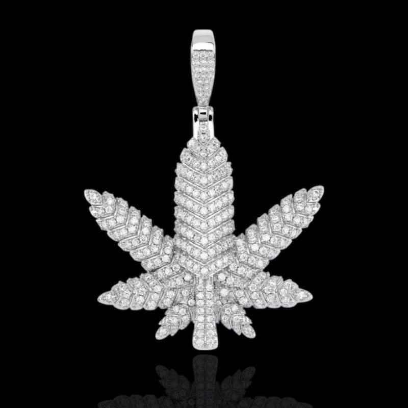 Cintre en feuille de cannabis de qualité supérieure