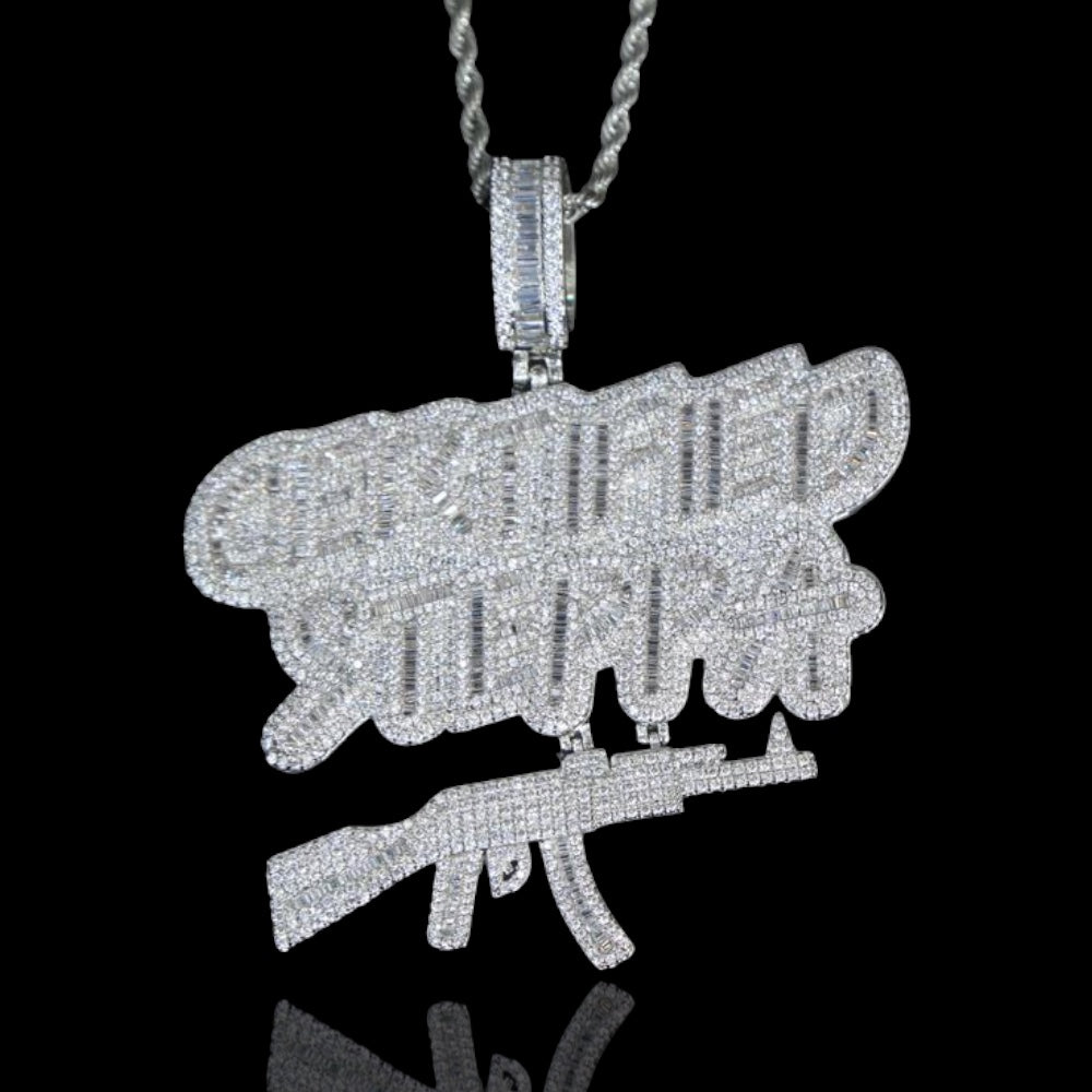 Pendentif Iced Out "Certified Steppa"