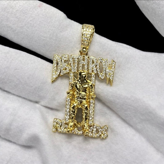 Death Row Moissanite Pendant