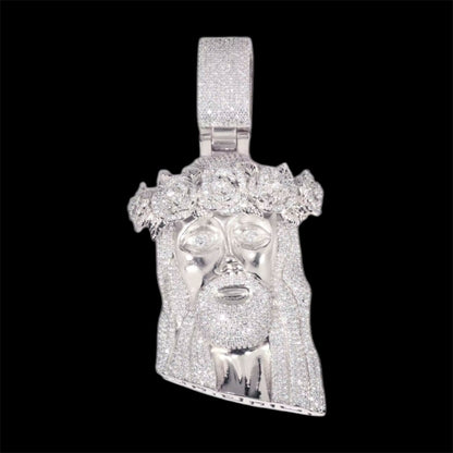 Crown Of Roses Jesus Pendant