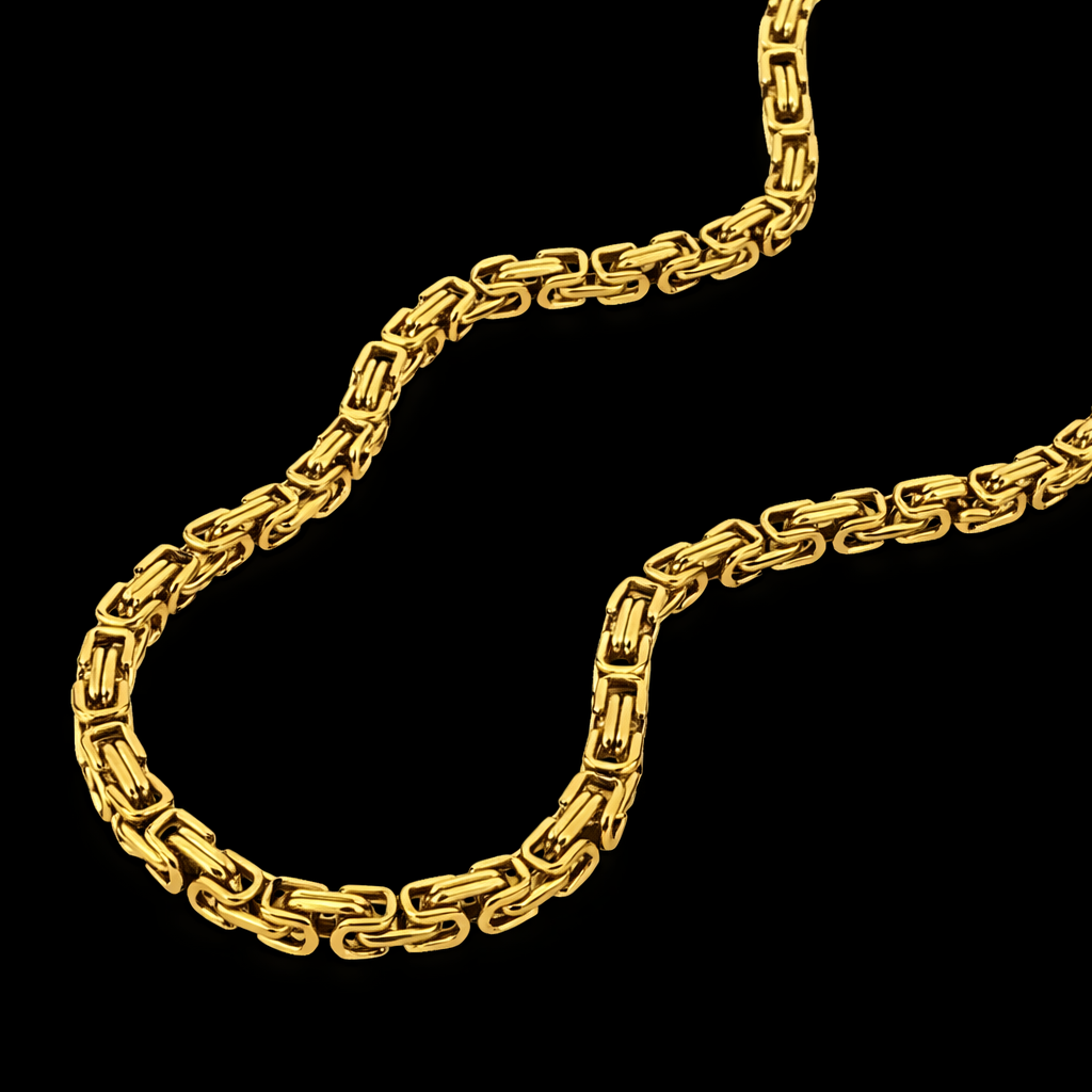 Gouden koningsketting 6mm – tijdloze heren sieraden