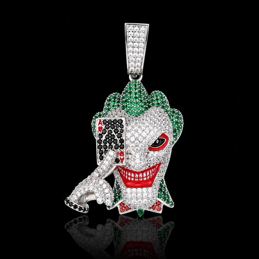 Evil Clown Ace Card Pendant
