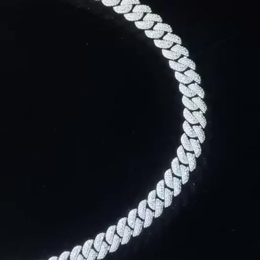 10mm Moissanite Miami Cuban Bracelet 
