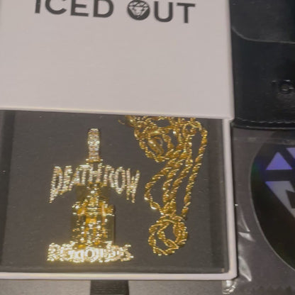 Gold Plated Death Row Custom Pendant
