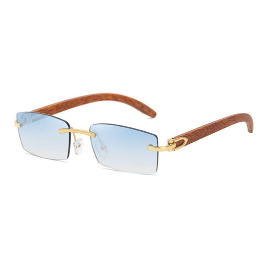 WOODEN GLASSES - BLUE | TORINO